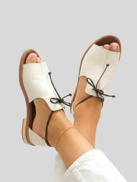 ELARA – STRAP-STYLE LEATHER SANDALS