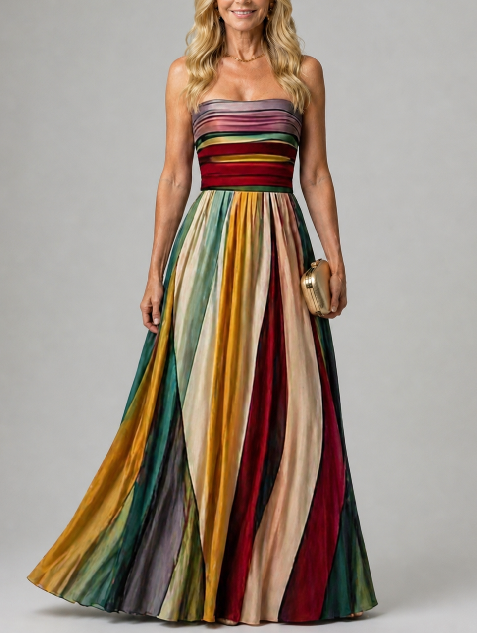 Tammy | Effortless Strapless A-Line Dress