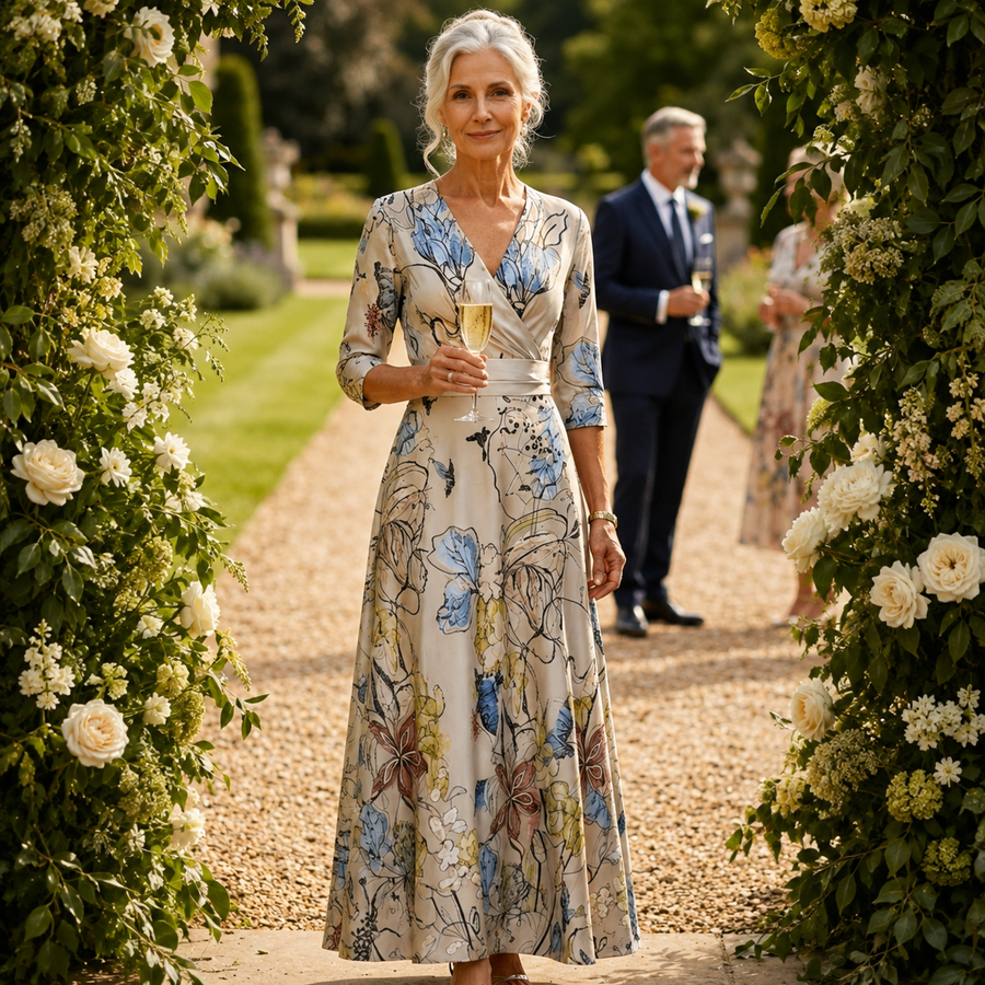 Ysa | Chic Dress with Floral Print