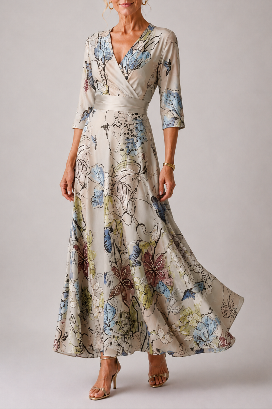 Ysa | Chic Dress with Floral Print