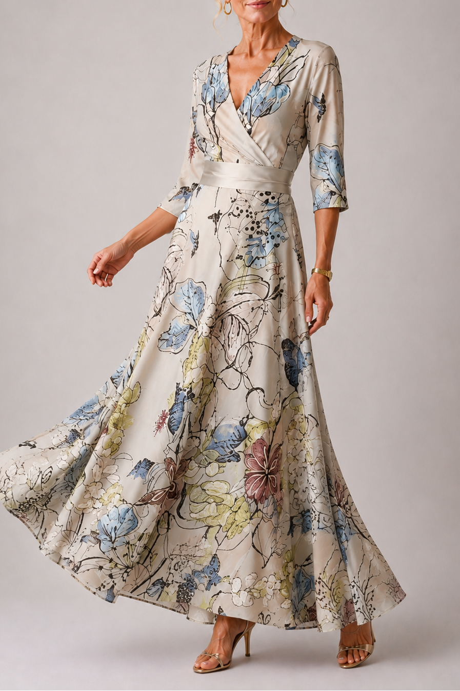 Ysa | Chic Dress with Floral Print