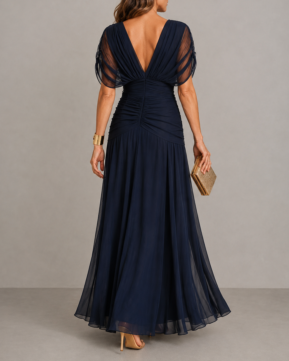 Lisa | Pleated Flowing Dress