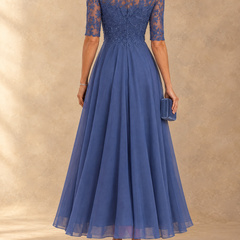 Abella | Lace and Chiffon Dress