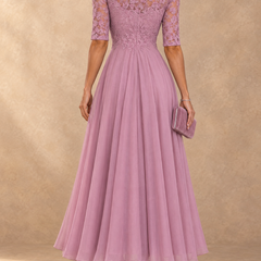 Abella | Lace and Chiffon Dress