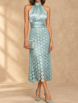 Celine | Elegant Midi Dress For Ceremonies