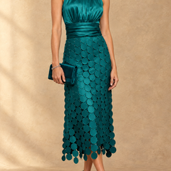 Celine | Elegant Midi Dress For Ceremonies