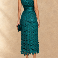 Celine | Elegant Midi Dress For Ceremonies